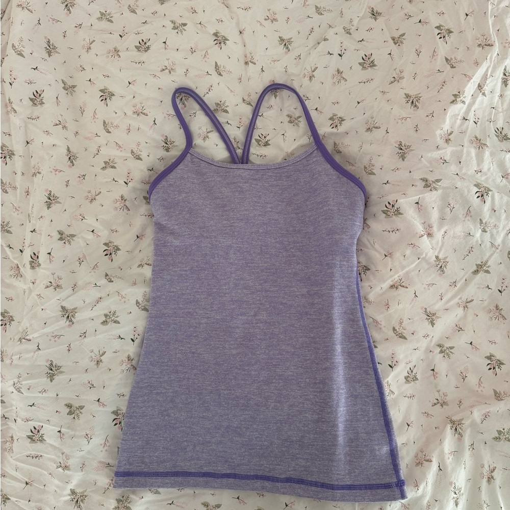Purple luluemon “power y” tank